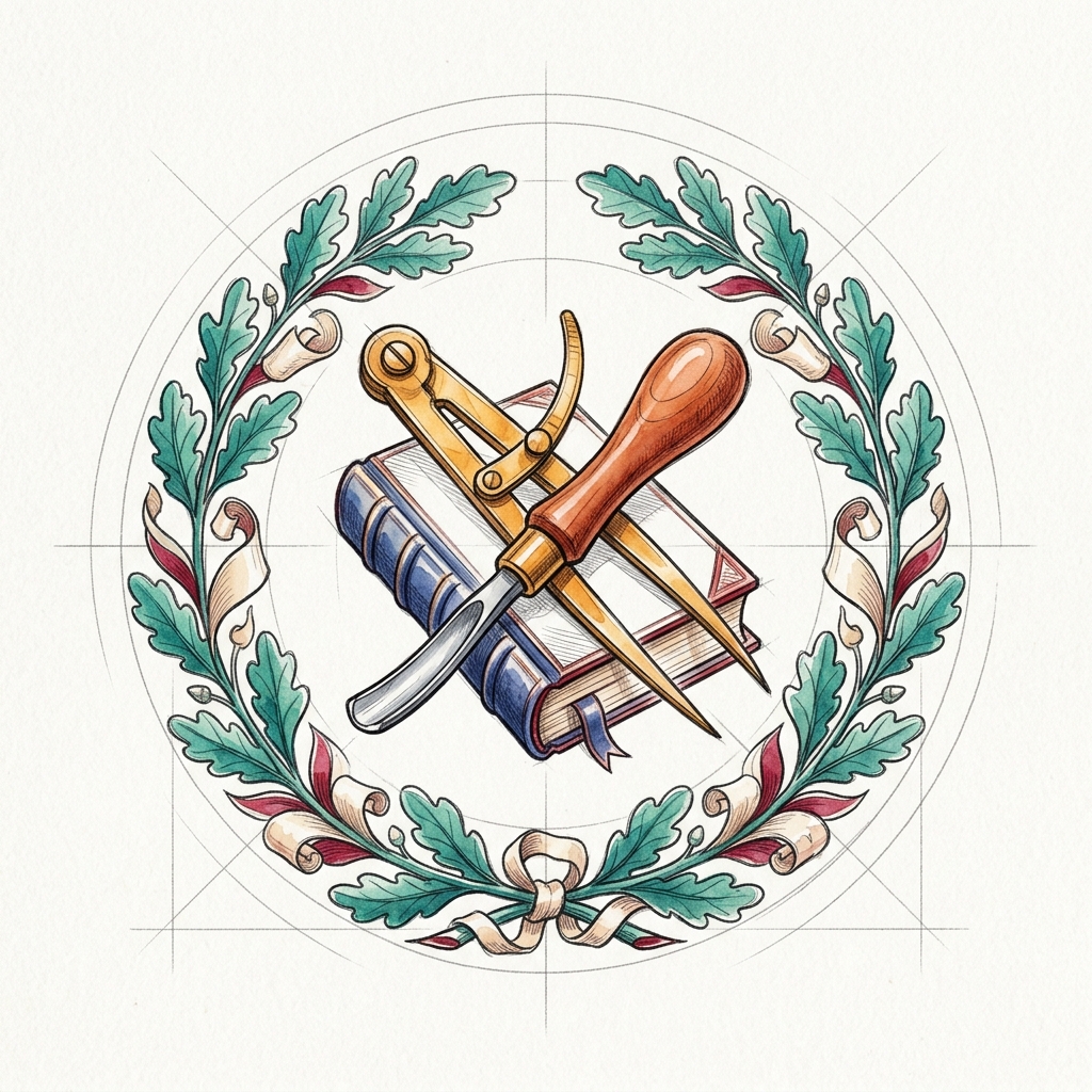 The Quiet Craft Guild Crest